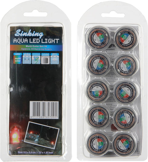 12 Pack Halloween Submersible LED Lights, Battery Powered Waterproof Tea Light for Events, Wedding Centerpieces, Home