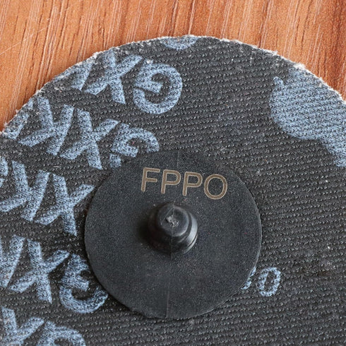 FPPO 40 50Pcs 3 Inch Aluminum Oxide Grit Sanding Disc Roll Lock R-Type Sandpaper Quick Change Disc Grinding Pad
