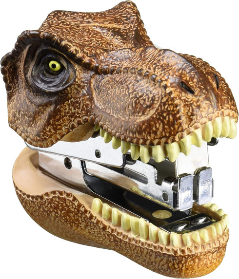 SR-4071 Design Accessories, Brown Stapler (Tyrannosaurus), 1.4 x 2.6 x 2.0 inches
