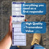 6 3.75 840 (12 Pack) EMT/First Responders Vital Statistics Notebook x Medical Notebook for Vital Signs and Additional
