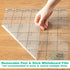 Think Board Clear Dry Erase Calendar - 14"x14" Reusable Whiteboard for Home, Office, Dorm, or Classroom