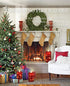 Wax,3 Pack Da by Red Flameless Candles with String Lights, Battery Operated Candles with Remote Control