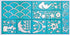 Toysmith Mermaid Tattoo Gel Pens with Stencils, 2 Pack Bundle
