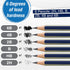 Faber-Castell Graphite Sketch Pencil Set - 6 Drawing Pencils (2H, HB, B, 2B, 4B, 6B) and Sketching Supplies