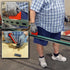Master Magnetics Strong Magnet, Red - 100 lb Pull Force, Ergonomic Handle, 07501
