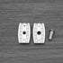 20pcs Wire Rope Clips Galvanised Steel Egg Shape Cable Clamp for 2mm/3mm/4mm/5mm Steel Cable Rope
