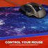 ENHANCE Small Mouse Pad with LED Lighting (13.3 X 10.8 inches) - Gaming Mouse Pad Desk Mat with 7 Color Options, 3