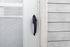 Wright Products Colonial Tie Down Push Button Door Latch, Black, for Screen and Storm Doors