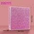 Glitter 3 Ring Binder Organizer, 1 Inch Binder Holds 300 Pages, Waterproof Durable View Binder, Pink, 10.5'' x 11.5''