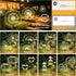 SEEWELUMI 2Pack 120LED Solar Garden Lights Outdoor Decor Waterproof, Firework Lights for Garden Decorative, Fairy