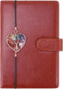 Yoption 2 Pack Tree of Life Elastic Bookmark, Rose Golden Heart Shape Vintage Bookmarks with 7 Chakra Crystals Pendant