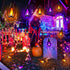 42ft 15 42ft) Flacchi Solar Flame String Lights - LED Lights Outdoor Solar String Lights for Garden Patio Halloween