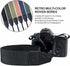 2" 2 Padwa Lifestyle Black Camera Strap - Wide Cotton Woven Genuine Leather Head Camera Straps,Complimentary Pcs Quick