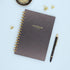 Blue Sky Professional Hardcover Executive Notebook, 160 Ruled Pages, Twin-Wire Binding, 5.75” x 8.5", Gray