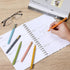 Mr. Pen Aesthetic Pens, 6 Pack, Black Ink, Fast Dry, No Smear Fine Point Ballpoint Pens for Note Taking