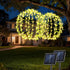 Joomer Solar Hanging Ball Lights Outdoor, 2-Pack 13in & 11in Total 264