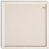 U Brands Rustic Linen Bulletin Board, 14"x14", White Wood Style Frame with Industrial Grade Pinning Surface