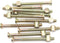 10-Pack M6-1.0 x 75mm Allen Head Furniture Cot Crib Bed Bolt Barrel Nut, Zinc Plated Hex Key Drive Socket Cap Screws