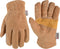 Wells Lamont Men's Insulated Split Cowhide Winter Leather Work Gloves, Extra Large (1080), Brown