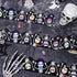 Whaline 66Ft Halloween Bulletin Board Borders, Cute Skull Border Trim for Classroom Chalkboard Decor