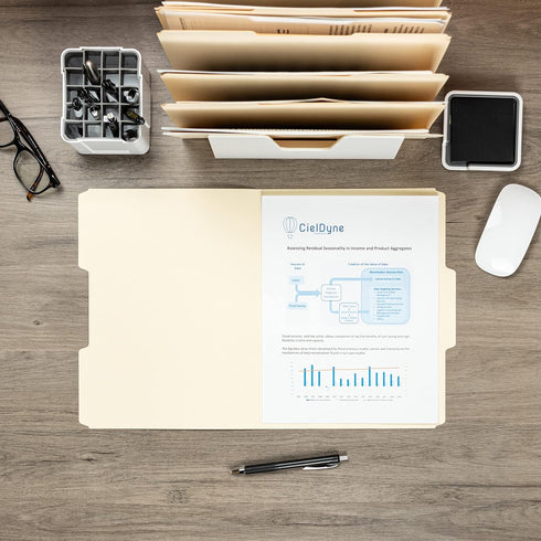Smead Manila File Folder, 1/3-Cut Tab, Letter Size, 200 per Box, Manila