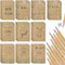 Ctosree Christian Gift Bulk Inspirational Notebook, Women Prayer Journal with Bible Verse Pen (Brown, 120 Pcs)