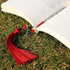 Chinese Metal Bookmarks with Tassel, Vintage Bookmark with Handmade Silky Tassel for Book Lovers