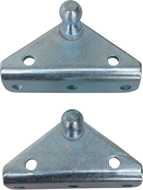 Angled Lift Support Bracket Outside Mount, Zinc Plated 10 Gauge Steel, Gas Shock Mounting