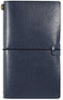 Voyager Refillable Notebook, Midnight Blue, Traveler's Journal, Planner