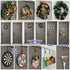 Over The Door Hooks 5.5" 4Pcs for 1 3/8" Door, Black Plastic Coating Wreath Door Hanger Hook for Hanging