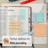 Mr. Pen Transparent Sticky Notes, 200 pcs, Pastel Colors, See Through Sticky Notes for Annotation and Bible Journaling.