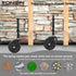 4" Heavy Duty Spring Loaded Gate Caster, Drag Gate Wheels with 360° Swivel for Wooden and Metal Gates