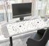 Cute Flower Aesthetic Mouse Pad, Large Extended Gaming Desk Mat 31.5''x15.75'' for Women Office Decor