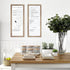 Sheffield Home 9x21 Inch Dry Erase Chore Chart, Weekly Meal Planner and Errands List, Set of 2, Natural