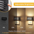 2 Pack Dimmable 3000K L LOHAS LED Night Lights Plug into Wall, Modern Night Light with Dusk to Dawn Sensor, Plug