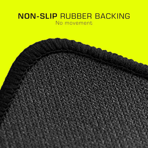 ROCCAT Sense Pro Square PC Gaming Mousepad, Non-Slip Rubber Back, Speed Military-Grade Fabric, Black