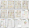 Sinload 12 Pcs Low Carb Food List Chart Posters Low Carb Meal Plan
