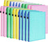 LEOBRO 20PCS Mesh Zipper Pouch - A4 Letter Size Mesh Bags with Zipper, Document Bags, Plastic Envelopes for