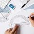 Mr. Pen Protractor, 6 Inches, Pack of 3 for Precise Measurements