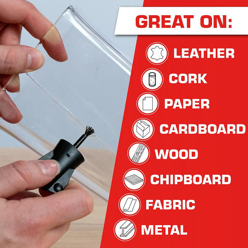 Loctite Super Glue Brush On, Clear, 0.18 fl oz Bottle, 6 Pack - Quick Dry Adhesive for Crafts & Repair