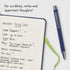 IF Bookaroo Pen, Soft Touch, Colour Coated Pen with Black Ink - NAVY