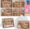 Hadley Designs Wedding Thank You Cards with Envelopes -54 Rustic Thank You