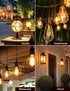 Dusk to Dawn Outdoor Light Bulbs, 6W Equivalent 60W ST64, 2700K Soft White, 600LM LED, E26 Base, 4 Pack