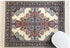 Beautiful Oriental Rug Style Mousepad, Beige Miniature Carpet Computer Mouse Pad, Rectangular Non-Slip Office