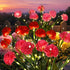GIGALUMI Solar Lights Outdoor for Garden Decor, 3 Pack Solar Flower Lights