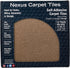 Nexus Self Adhesive 12-Inch Carpet Floor Tiles, 12 Tiles - 12" x 12", Tan - Peel & Stick, DIY Flooring for Kitchen, Dining Room, Bedrooms & Bathrooms by Achim Home Decor by Achim Home Furnishings