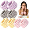 luvilly 4 Pairs Absorbent Microfiber Wrist Bands, Skincare Wristbands Face Washing Wrist Towels,