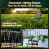 2 Pack 480LED 158FT, IP67 8 Solar String Lights Total Waterproof Solar Lights for Outside with Modes, Upgraded Solar