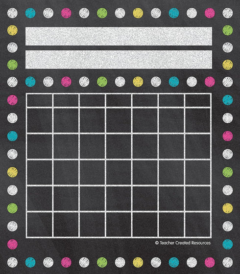 Teacher Created Resources Chalkboard Brights Incentive Charts Pack, Model 5625