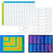 Dry Erase Multiplication Board, 9x12in Double Sided Whiteboard with Chart for Classroom and Homeschool